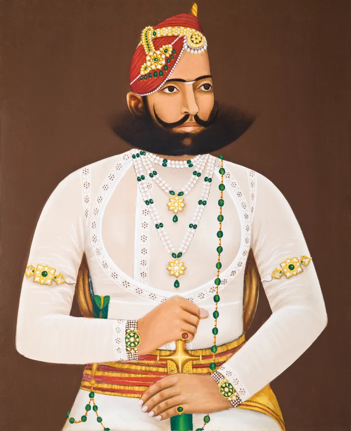 Portrait of Kunwar Sabal Singh Canvas Print wall art print | PrintPosters.in